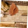 10.5-Inch PVC Baseball Glove for Left Hand, Orange view 3