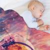 AAPZY Premium Astronaut Flannel Bedspread, Soft 3D Blanket for Bed or Couch view 4