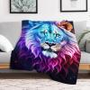 Lwe Fleece Blanket, Soft Warm Throw for Children or Adults, 180 × 200 cm view 2