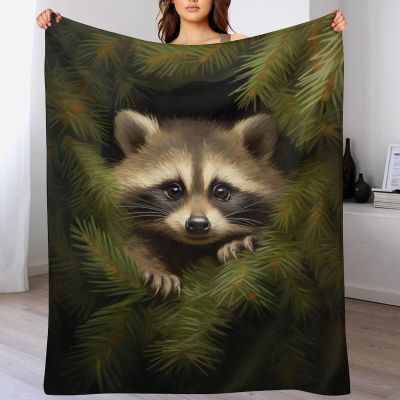 Animal Print Flannel Fleece Throw Blanket, Soft & Warm, 40 x 50 in