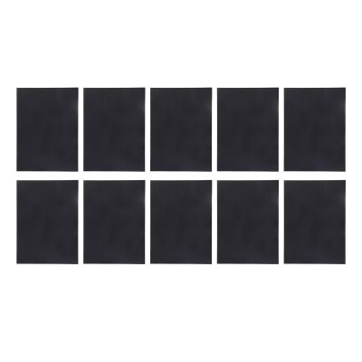 10-Piece Laser Marking Test Paper Set, 210 x 285 mm, Black, Double-Sided, for Laser Machines