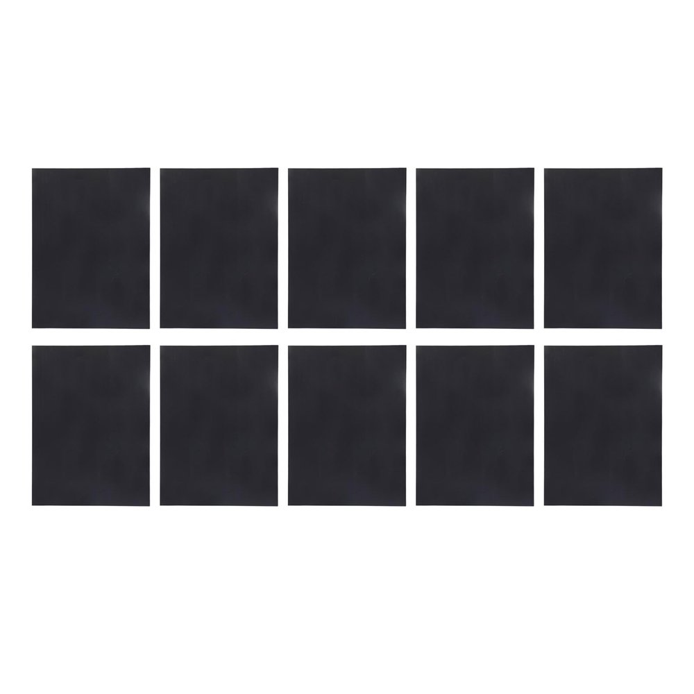 10-Piece Laser Marking Test Paper Set, 210 x 285 mm, Black, Double-Sided, for Laser Machines