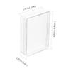 4-Pack Transparent Plastic Playing Card Boxes for Poker Cards view 2