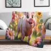 AAPZY Cute Pig Blanket, Soft Fleece Throw for All Seasons, 40 x 50 in view 2