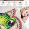 Frog Plush Blanket for Couch, Warm Super-Soft Throw Blanket, 100 x 130 cm view 3