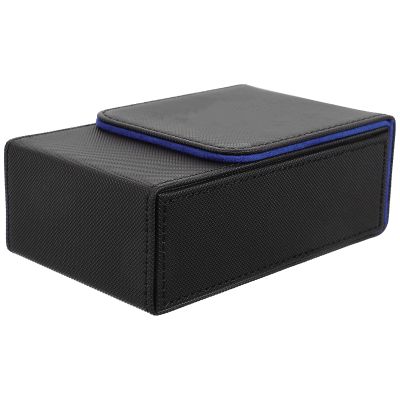 Portable Black PU Tarot Card Case with Buckle