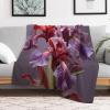 Floral Thick Flannel-Fleece Throw Blanket, Soft and Warm, 180 × 200 cm view 2