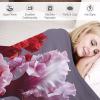 Floral Thick Flannel-Fleece Throw Blanket, Soft and Warm, 180 × 200 cm view 3