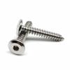 WUPNGS Self-Locking Self-Tapping Wood Screws, 50-Pack, 304 Stainless Steel, Hex Socket, Flat Wafer Head (16 mm, M3) view 4