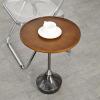 EINES Modern Wooden Side Table with Marble Base view 3