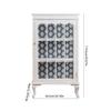 Sideboard Buffet Cabinet with Glass, Vintage Storage Cabinet (S: 66.5 × 40.5 × 114.5 cm) view 2