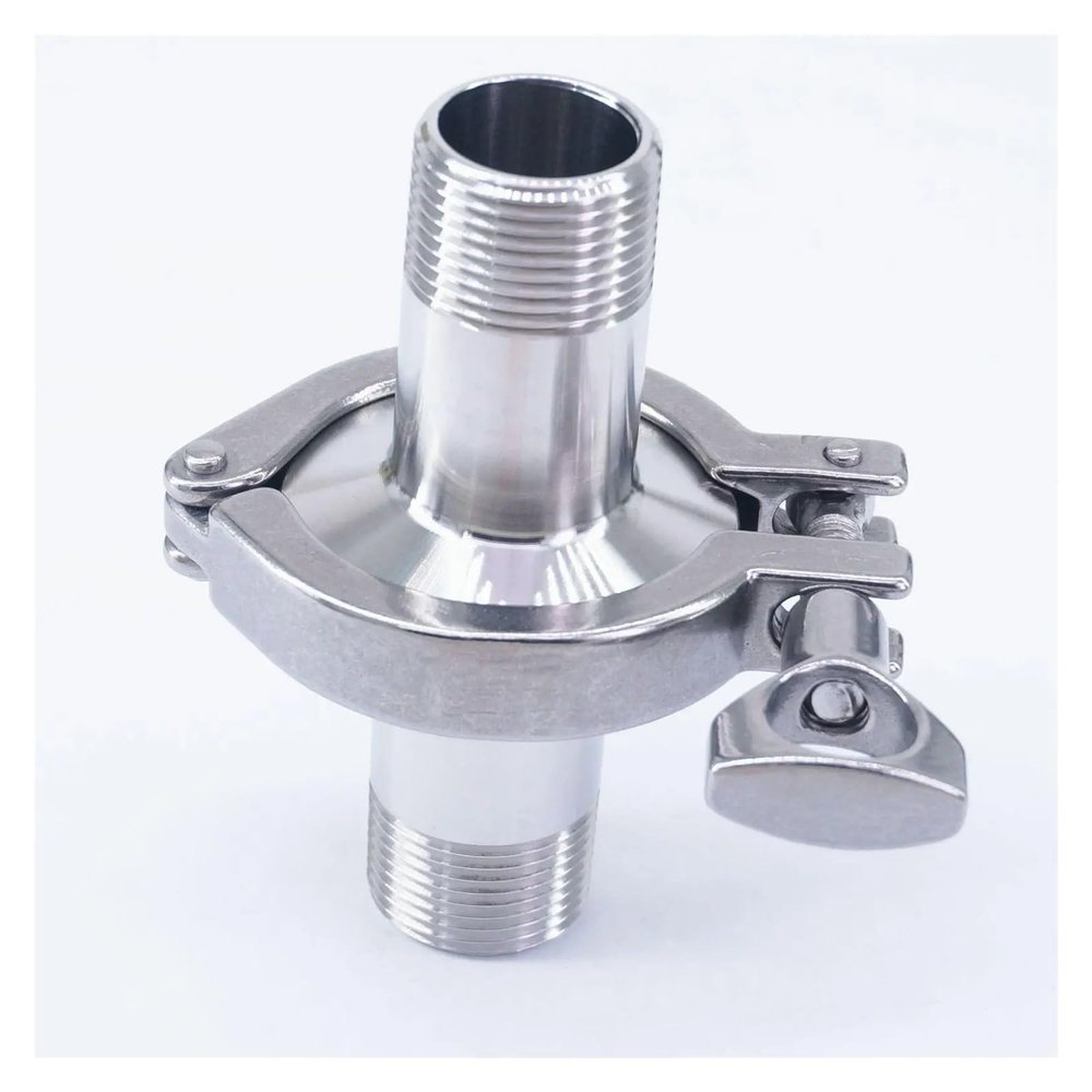 BKGWCSOR A Kit 3/4" NPT Male x 1.5" Tri-Clamp SUS 304 Stainless Steel Fitting Union Set for Home-Brewed Beer