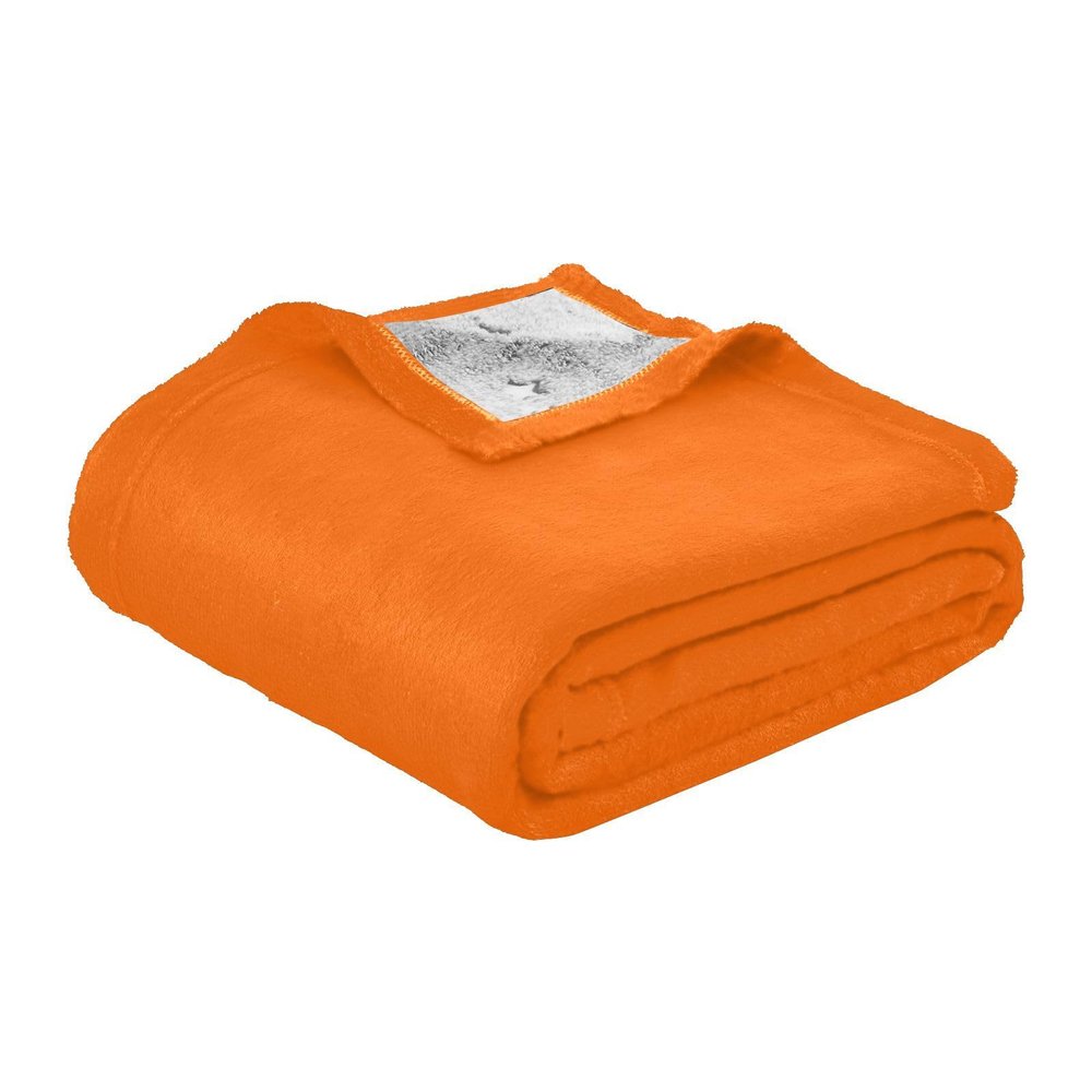 Glow-in-the-Dark Throw Blanket, 55 x 70 in., Orange