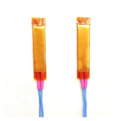 QMKADFQXF 10-Piece 50 × 15 × 3.5 mm Aluminum Thin-Film PTC Thermostat Heater, 60 to 270, 12V/24V/48V/110V (230°C, 220V)