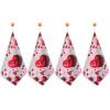 FHECVBN 4-Pack 30 x 30 cm Washable Printed Towels with Hanging Loops view 1