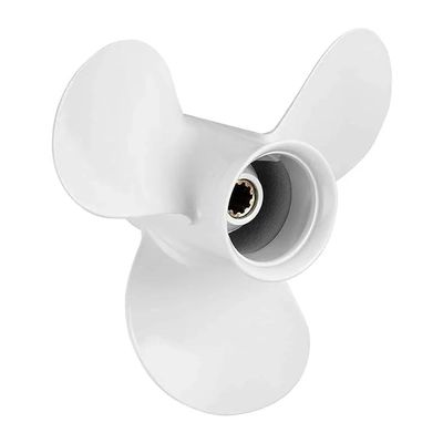 EHxCUF Outboard Boat Propeller 9 7/8 x 12, Compatible with 20–30 HP, 10-Spline RH, Model 6644595400-EL