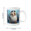 LPSRTWE Ceramic Coffee Mugs with Handles, Penguin with Glasses view 4