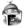QUSYZD Round Commercial Buffet Warmer with Water-Heating Insulation and Holes view 1