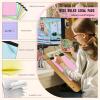 24 Colored Legal Pads, 8.5 x 11 in, Wide Ruled, Perforated, 30 Sheets Each view 3