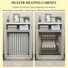 XDRGOOIUY Radiator Cover Cabinet with Double Doors and Storage Shelves view 3