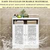 XDRGOOIUY Radiator Cover Cabinet with Double Doors and Storage Shelves view 4