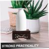 PartyKindom 2-Piece Small Wooden Plant Pot Stands for Indoor and Outdoor Use view 4