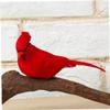 Rachlicy 12-Piece Artificial Cardinal Birds with Clips for Christmas Tree Decor view 3