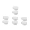 NUOBESTY 8-Piece Heart-Shaped Cake Dummies, Reusable Fake Cake Models for Wedding Decoration view 1