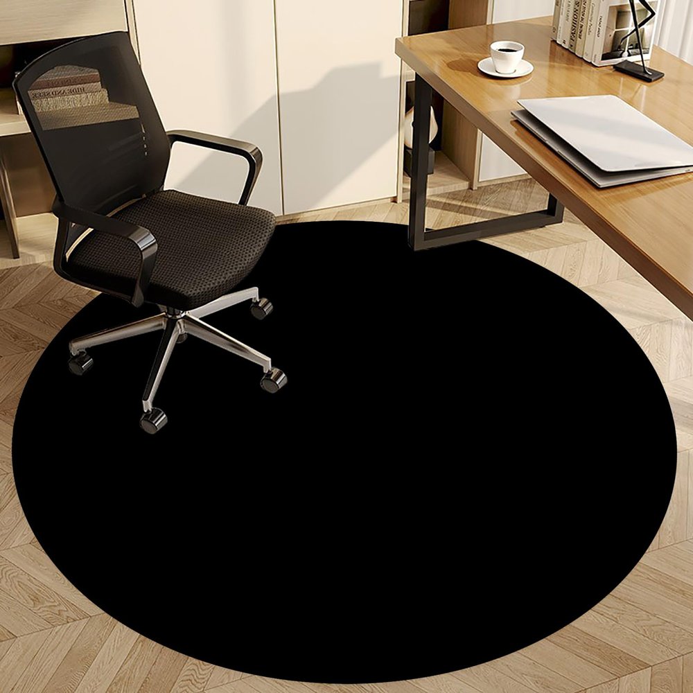 Round Office Chair Mat Rug, 70 cm