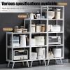 Acrylic Kitchen Cabinet, Multi-Tier Design, Black (42 x 33 x 136 cm) view 4