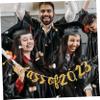 Alasum Graduation Party Paper Banner, 2-Piece Set, Clear Printing, Party Banner and Photo Background for Graduation Party, Random Style view 2