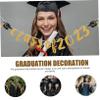 Alasum Graduation Party Paper Banner, 2-Piece Set, Clear Printing, Party Banner and Photo Background for Graduation Party, Random Style view 3