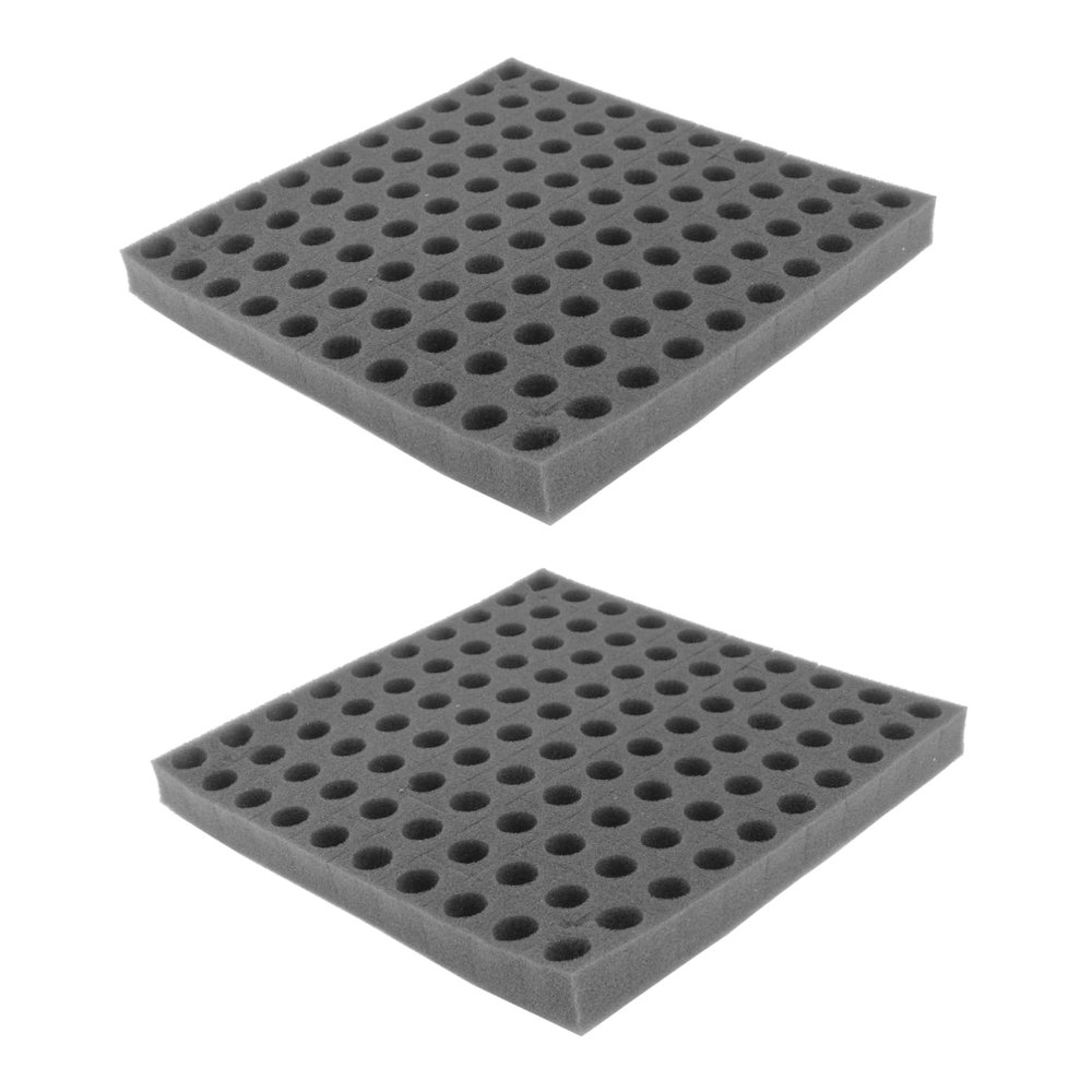 OFFSCH Hydroponic Sponges, 2 Pieces, Black Sponge for Soilless Vegetable Growing, Seedling Tray and Garden Table
