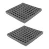 OFFSCH Hydroponic Sponges, 2 Pieces, Black Sponge for Soilless Vegetable Growing, Seedling Tray and Garden Table view 1