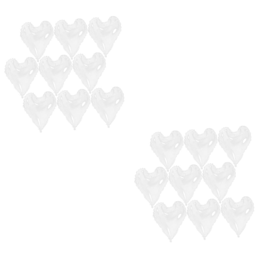 Ciieeo 2 Sets Transparent TPU Flower Bouquet Wrapping Balls, 10 Pieces Each