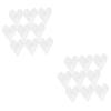 Ciieeo 2 Sets Transparent TPU Flower Bouquet Wrapping Balls, 10 Pieces Each view 1