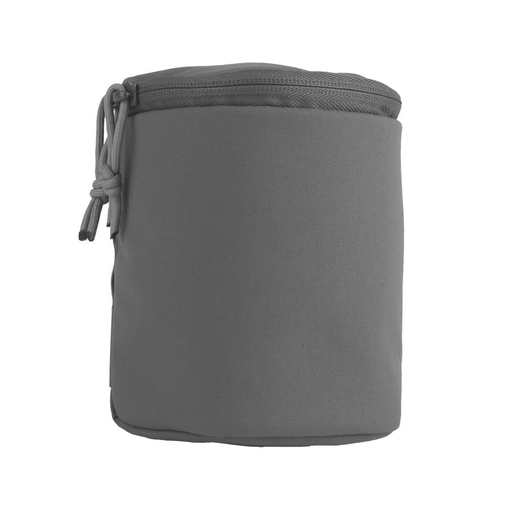 Peminkoo Binocular Night Vision Device Pouch, Soft-Padded MOLLE Waist Bag, Gray