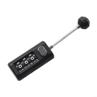 3-Digit Combination Lock for Backpacks, Briefcases, and Small Cabinets, Enhanced Protection