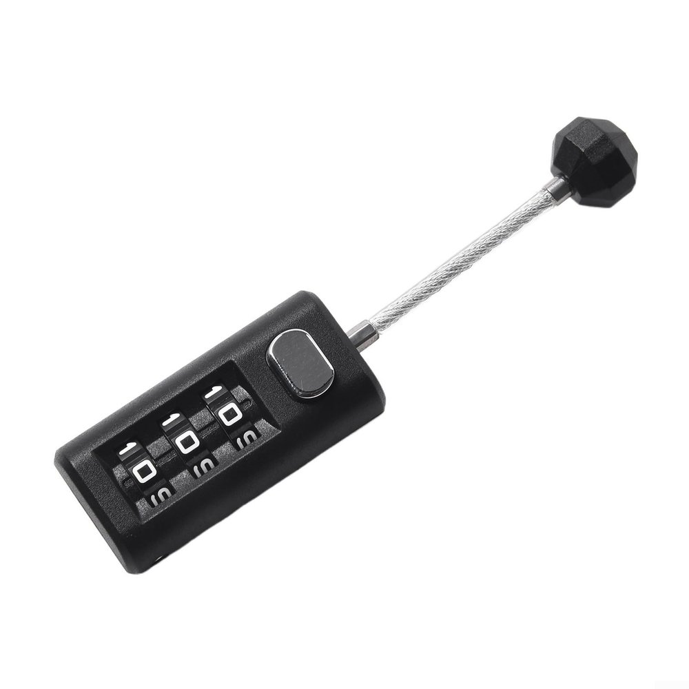 3-Digit Combination Lock for Backpacks, Briefcases, and Small Cabinets, Enhanced Protection