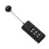 3-Digit Combination Lock for Backpacks, Briefcases, and Small Cabinets, Enhanced Protection view 3