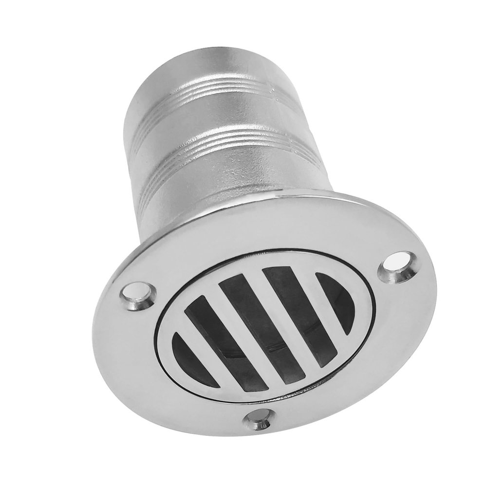 REwNXA Compatible 316 Stainless Steel Marine Deck Drain, Scupper and Floor Drain, 50 mm Inner Diameter