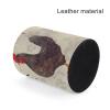 Leather Pen Holder with Chicken Print view 4