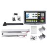 VChics Linear Scale Encoder Set, 2-Axis LCD DRO, 9 Languages, 2 × 50/1000 mm Linear Scales for Lathe and Milling Machine (0.005 mm) view 1