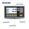 VChics Linear Scale Encoder Set, 2-Axis LCD DRO, 9 Languages, 2 × 50/1000 mm Linear Scales for Lathe and Milling Machine (0.005 mm) view 2