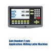VChics Linear Scale Encoder Set, 2-Axis LCD DRO, 9 Languages, 2 × 50/1000 mm Linear Scales for Lathe and Milling Machine (0.005 mm) view 4