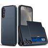 xinyunew Wallet Case for Samsung Galaxy S23 FE with Card Holder, Shockproof Dual-Layer Case, Navy Blue view 1