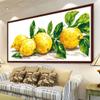 Lemon Paint by Numbers Kit for Adults and Kids, 40 x 80 cm, Unframed view 4