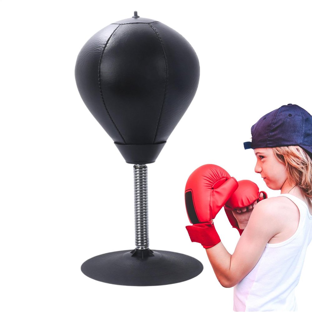 Desktop Punching Bag with Suction Cup Base
