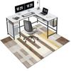 EYKWKB Chair Mat for Hard Floors, Desk and Office Chair, Gaming Carpet Mat, 60 x 70 cm view 1