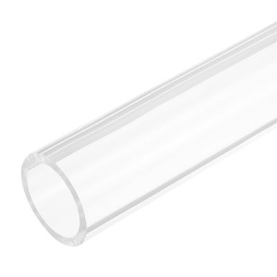 QUARKZMAN Clear PVC Tube, 40 mm ID x 50 mm OD x 305 mm, for Lamps and Water Cooling Systems